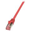 logilink Cablu Cat.6 S/FTP PIMF PrimeLine 1,00m, roșu
