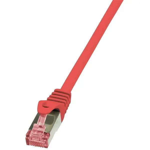 logilink Cablu Cat.6 S/FTP PIMF PrimeLine 2,00m, roșu