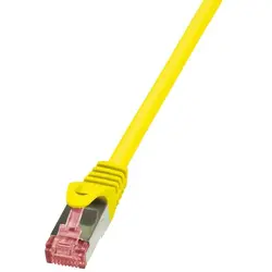 Cablu Patchcord LogiLink Cablu Cat.6 S/FTP PIMF PrimeLine 0,5m, galben