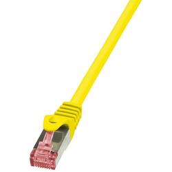 Cablu patchcord Cat.6 S/FTP PIMF PrimeLine 5,00m, galben