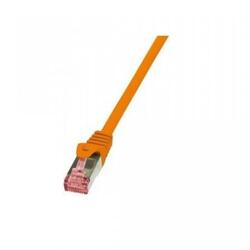 Cablu Cat.6 S/FTP PIMF PrimeLine 1,00m, portocaliu