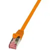 logilink Cablu patchcord Cat.6 S/FTP PIMF PrimeLine 2,00m, portocaliu