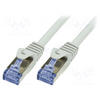 logilink Cablu patchcord Cat.6A 10G S/FTP PIMF PrimeLine 1m gri