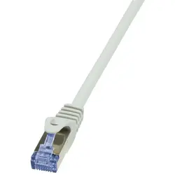 Cablu patchcord Cat.6A 10G S/FTP PIMF PrimeLine 3m Gri