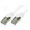 logilink Cablu Patchcord CAT6 F/UTP EconLine 3m alb