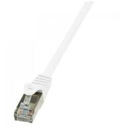 Cablu F/UTP LogiLink CP2071S, Patchcord, CAT.6, 5m (Alb)