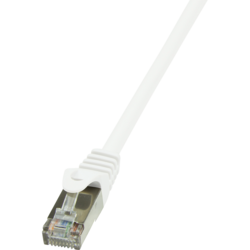 Cablu F/UTP LogiLink CP2091S, Patchcord, CAT.6, 10m (Alb)