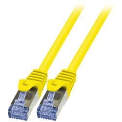 Patch Cablu Cat.6A 10G S/FTP PIMF PrimeLine 2m galben