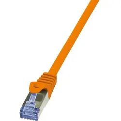 Cablu S/FTP LogiLink CQ3068S, Cat.6A, Patchcord  , 3 m (Portocaliu)