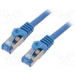 Patch Cablu Cat.6A 10G S/FTP PIMF PrimeLine 1,5m albastru