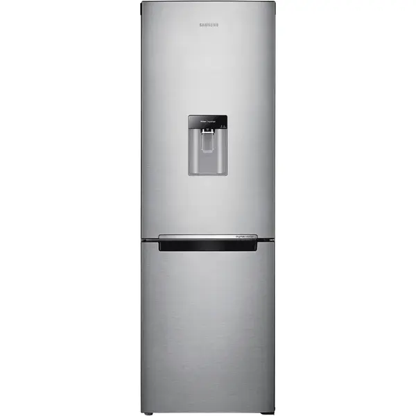 Combina frigorifica Samsung RB31FWRNDSA, 308 l, Clasa A+, Full No Frost, Dozator apa, Compresor Digital Inverter, H 185 cm, Argintiu