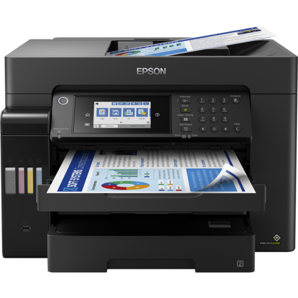 Imprimanta inkjet color Epson L11160 CISS, Retea, Wireless, A3+
