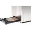 Prajitor de paine Bosch TAT3P420, 970 W, 2 felii, Argintiu/Negru