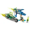 LEGO® Ninjago Masinile rapide de curse ale lui Jay si Lloyd 71709