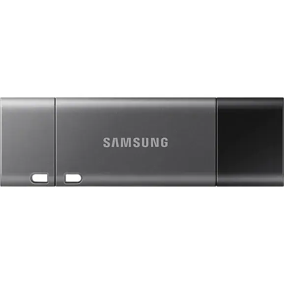 Stick USB Samsung DUO Plus, 256GB, USB 3.1, USB Type-C (Negru/Gri)