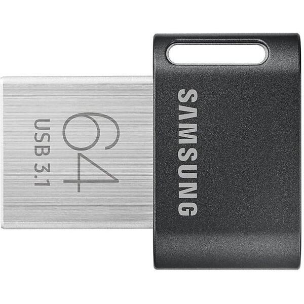 Memorie USB Samsung FIT Plus, 64GB, USB 3.1, negru