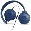 Casti audio On-ear JBL Tune 500, Pure Bass Sound, Hands-free Call, Albastru