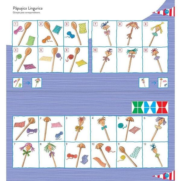 Mimorello Set joc educativ LUK, varsta 6 ani, Matematica, limba romana, logica si creativitate Editura Kreativ EK6152