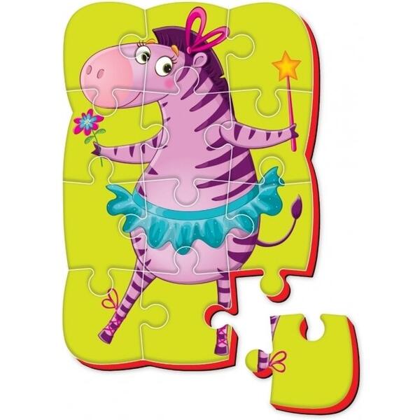 Puzzle magnetic A5 Zebra Roter Kafer RK1302-01