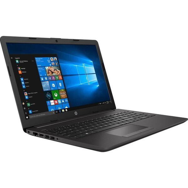 Laptop HP 250 G7 cu procesor Intel Core i5-1035G1 pana la 3.60 GHz, 15.6" Full HD, 8GB DDR4, 256GB SSD, nVidia GeForce MX110 2GB, DVD-Writer, Windows 10 Pro