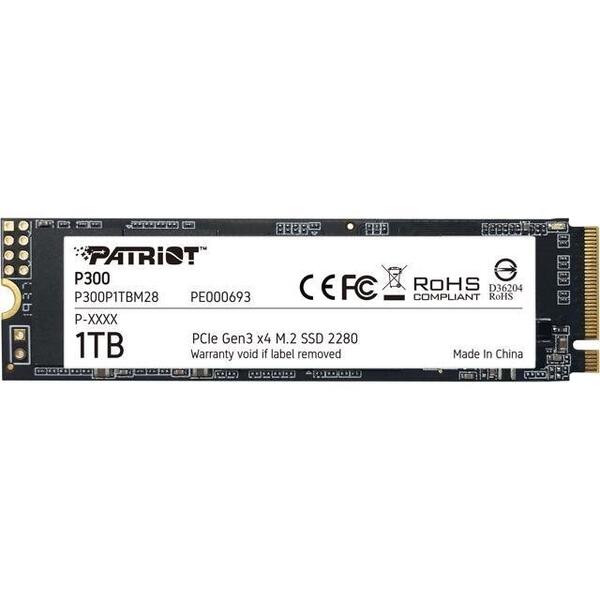 SSD Patriot P300 1TB, PCI Express 3.0 x4, M.2 2280