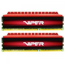 Kit Memorie Patriot Viper 4 Red 32GB, DDR4-3200MHz, CL16, Dual Channel