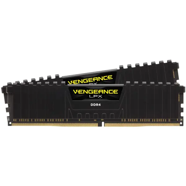 Memorie Corsair Vengeance LPX Black 64GB, DDR4, 3000MHz, CL16, Dual Channel Kit