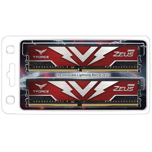 Memorie TeamGroup T-Force ZEUS 32GB (2x16GB) DDR4 3200MHz CL20 1.2V Dual Channel Kit