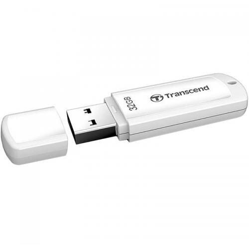 Stick Memorie Transcend JetFlash 370, 32GB, USB 2.0, White