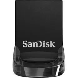 Memorie USB SanDisk Ultra Fit 128 GB, USB 3.1, Negru