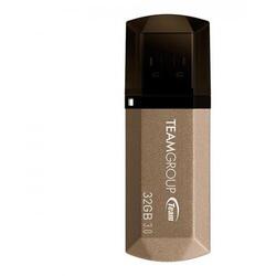 Stick memorie TeamGroup C155 32GB, USB 3.0, Gold
