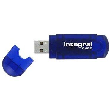 Stick Memorie Integral EVO 64GB, USB 2.0, Blue