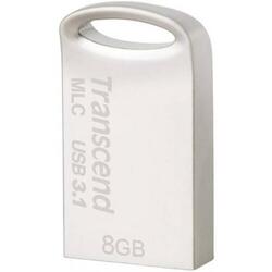 Stick memorie Transcend Jetflash 720, 8GB, USB 3.1, Silver