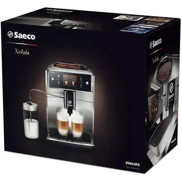 Saeco  Espressor automat, SM7685/00 , 15 Bari, 1,7 l, Gri