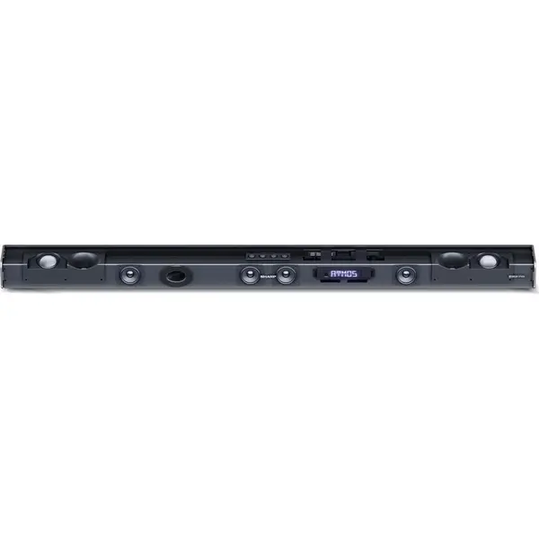Soundbar Sharp HT-SBW800, 5.1.2, Dolby Atmos, 570W, 4K, 3D Surround Sound, Subwoofer wireless, Bluetooth, Negru