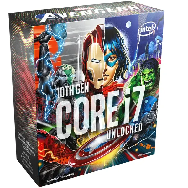Procesor Intel® Core™ i7-10700KA Comet Lake, 3.8GHz, 16MB, Socket 1200, Marvels Avengers Collectors Edition Packaging