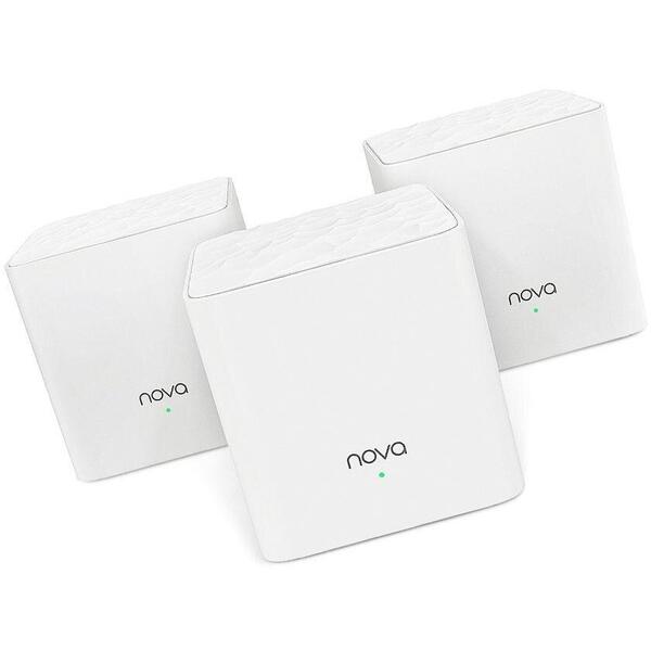 Router wireless Tenda Nova MW3 Dual-Band 3 Pack, tip Mesh, dual band