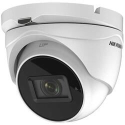 Camera supraveghere video Hikvision DS-2CE76H0T-ITMFS2, Turbo HD dome, 5 MP, CMOS, 2560 × 1944, 2.8mm (Alb)