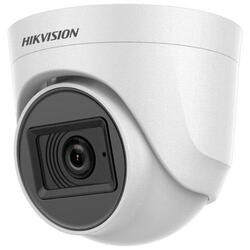 Camera supraveghere Hikvision Turbo HD dome DS-2CE76D0T-ITPFS(2.8mm), 2MP, Audio over coaxial cable, microfon audio incorporat, lentila 2.8mm, IR 20metri, carcasa plastic, alimentare 12VDC