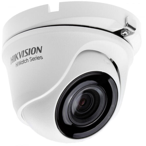 Camera supraveghere Hikvision HiWatch Turbo HD Dome 2MP 2.8MM IR20M, HWT-T120-M-28