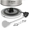 Fierbator apa Bosch TWK4P440, 2400 W, 1.7 l, Inox/Negru