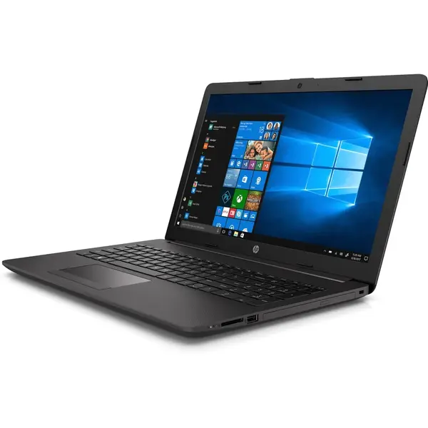 Laptop HP 250 G7, Core i7-1065G7 Quad Core up to 3.9GHz, 8MB, 15.6" FHD, RAM 8GB DDR4, SSD 512GB PCIe NVMe, UHD Graphics, no ODD, LAN 10/100/1000, Dark Ash Silver, DOS, 202V2EA