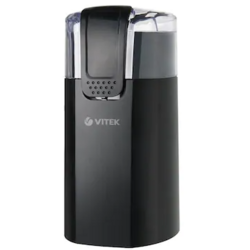 Rasnita de cafea Vitek VT-7124, 150 W, 60 g, cutit otel inoxidabil, functie Pulse, Negru