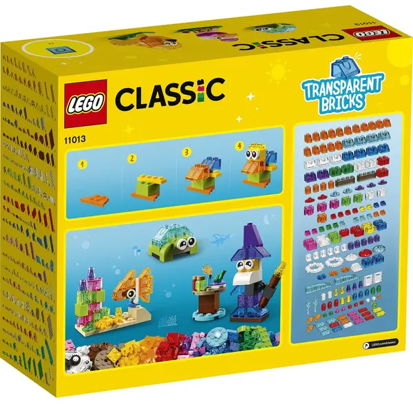 LEGO® LEGO Classic 11013 - Caramizi transparente creative