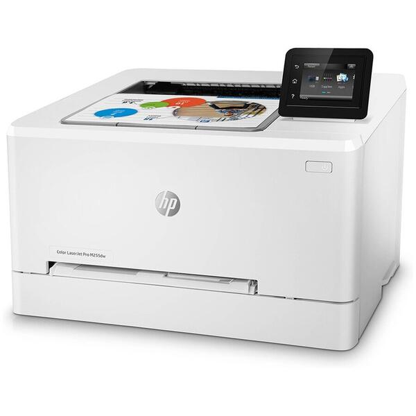 Imprimanta HP LaserJet Pro M255nw, Laser, Color, Format A4, Fax, Retea, Wi-Fi