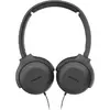 Casti Audio On-Ear Philips, TAUH201BK/00, cu fir, Microfon, Negru