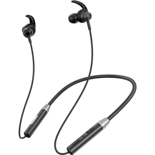 Casti Nillkin E4 Sport Neckband Wirless Bluetooth 5.0 Earphone IPX4 water-resistance black (E4 black)