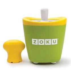 Aparat de inghetata ZOKU Quick Pop Maker ZK110, 1 incinta, 7 minute, nu contine BPA, Verde