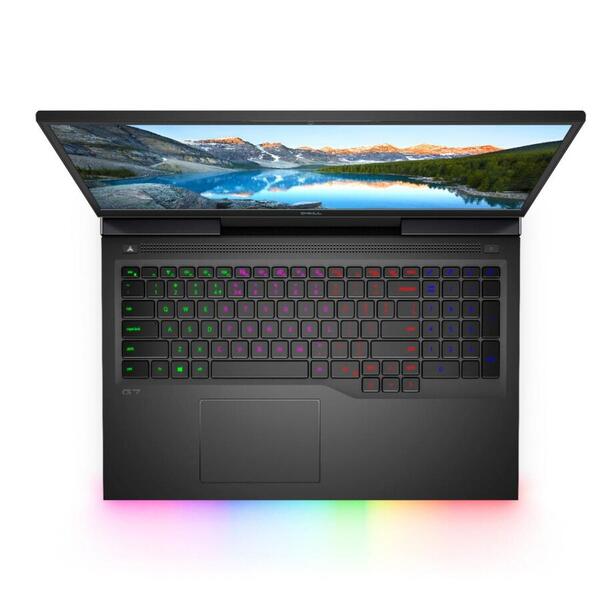 Laptop DELL Gaming 17.3'' G7 7700, FHD 144Hz, Procesor Intel® Core™ i5-10300H (8M Cache, up to 4.50 GHz), 8GB DDR4, 512GB SSD, GeForce GTX 1660 Ti 6GB, Win 10 Home, Black, 3Yr CIS