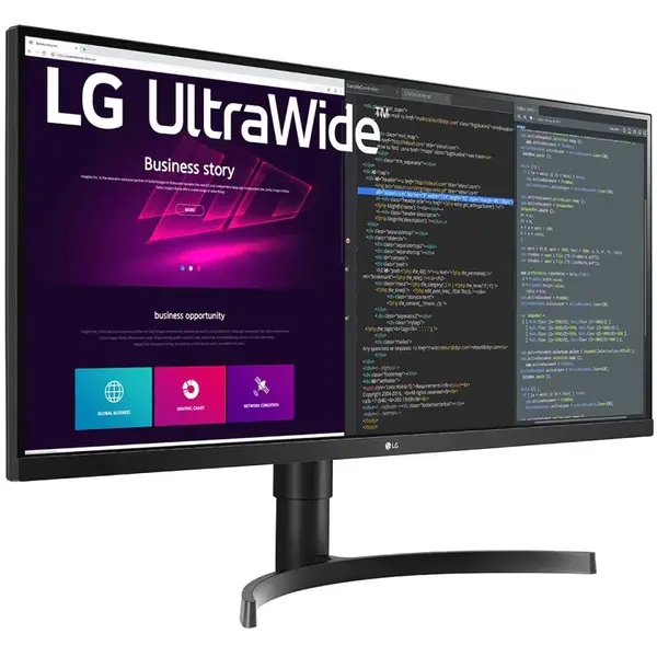 Monitor UltraWide LED IPS LG 34", QHD, FreeSync, HDMI, sRGB 99%, HDR10, 34WN750